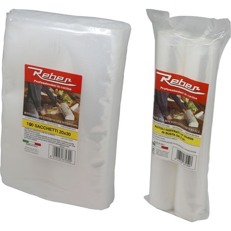 BUSTE PER SOTTOVUOTO CM.15X25 CONF. 100 PEZZI -6745N