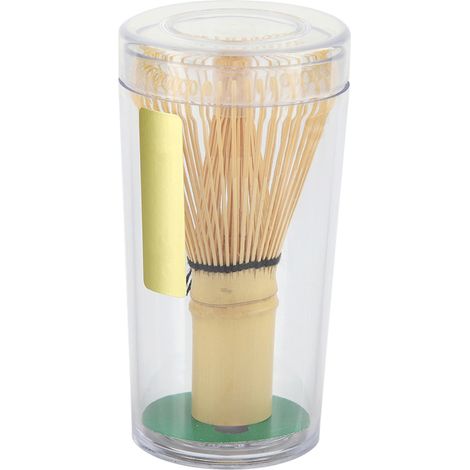Fouet à thé en bambou naturel Chasen pour préparer la poudre de matcha (54 dents) (1/5)