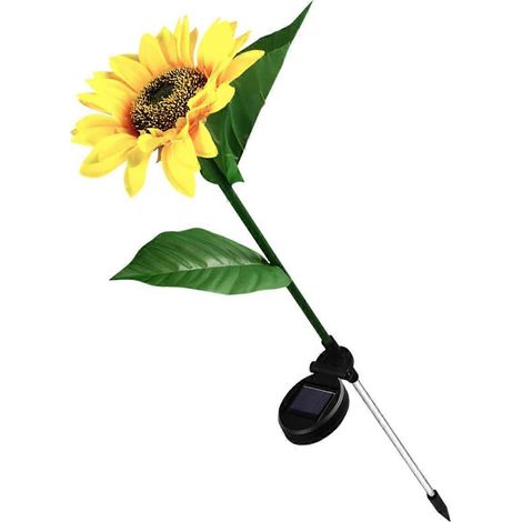Lampe solaire tournesol pour jardin, éclairage décoratif extérieur, allée, étanche IP55, économie d'énergie