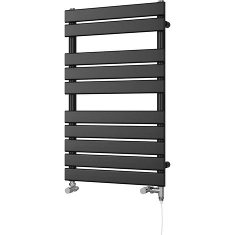 Typhoon - Black Dual Fuel Towel Rail H816mm x W500mm Standard (1/3)