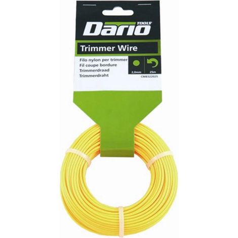 filo per decespugliatore nylon ø 2,0 mm x 25 mt.