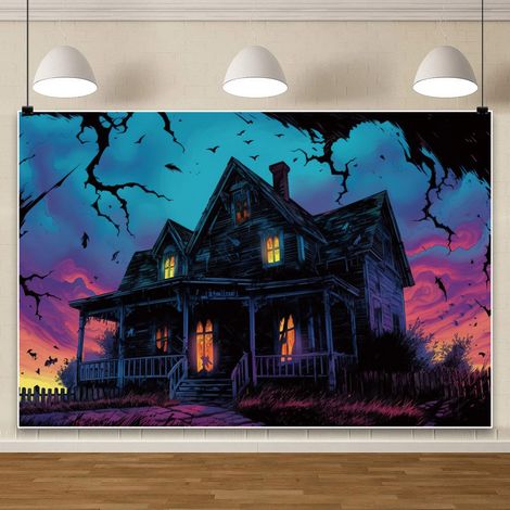 Fond pour Halloween, décoration murale haut de gamme pour une ambiance festive, bannière photo - 180 x 240 cm - Style 24