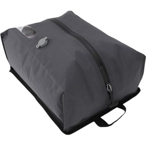 Sac de Compression Sous Vide Réutilisable et étanche en TPU de 16l, pour Gagner de L'espace en Voyage, 1 Paquet pour Valises, Sacs à Dos, Bagages (GRAY) (1/3)