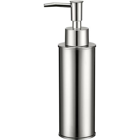 Distributeur De Savon - Acier Inoxydable 304 - 100 Ml - Pour Cuisine Salle De Bain Comptoir - 1 Pièce (1/5)