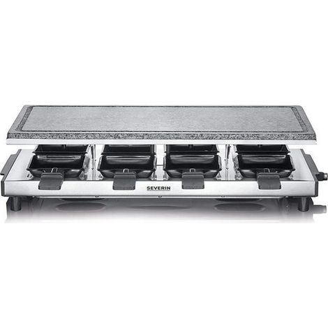 Appareil à raclette - SEVERIN - RG2374 - 8 personnes - Revêtement anti-adhésif - 1500 W - Noir (1/5)