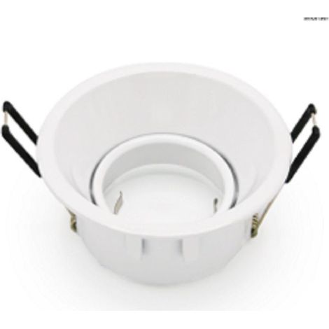 Lampo faretto incasso orientabile tondo 230v bianco dikortrbisl