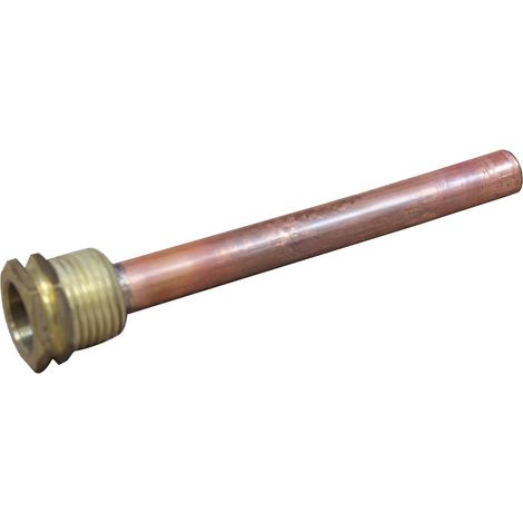 Doigt de gant cuivre Mâle 1/2" (15/21) - Longueur 117 mm - Ø10x11 - Thermador (1/3)