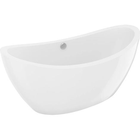 Vasca da bagno freestanding di design 170x83xH77 cm 180L - ALDA (1/5)