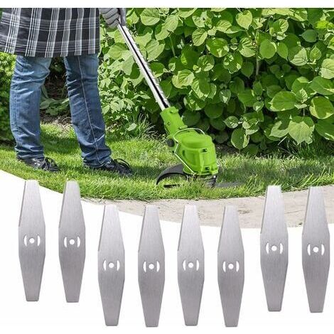 Coupe Bordure Lame De Rechange, 24V Coupe Bordure sans Fil avec Batterie Lame en Métal, Debroussailleuse Electrique Accessoires, pour Coupe Bordure sans Fil Garniture De Jardin,Metal Blade (1/5)