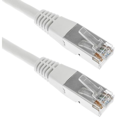 BeMatik - Blanc Catégorie 6 FTP câble 50cm (1/5)