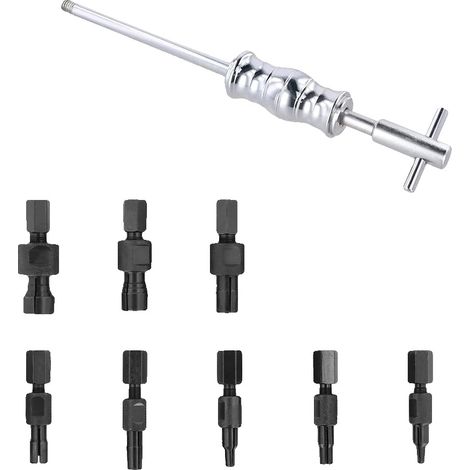 Jeu d'extracteurs à roulement intérieur, 9 pièces, compatibilité de 8 à 32 mm, acier au carbone haute teneur, comprend un étui de transport, design convivial (1/5)