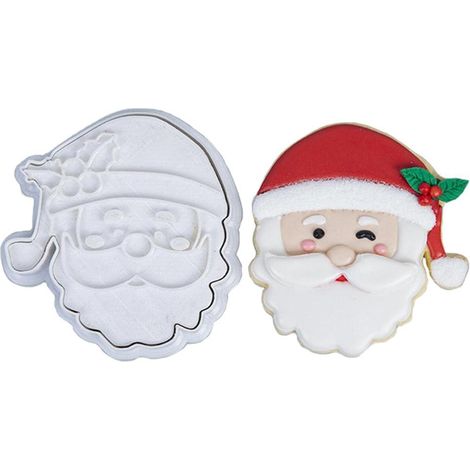 Emporte-pièces Père Noël, moule à biscuits 3D, moule à pâtisserie, outils de décoration à faire soi-même