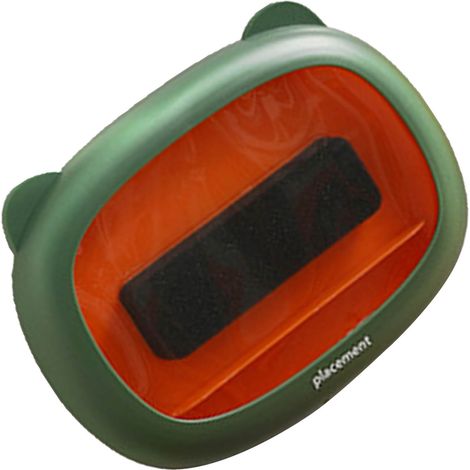 Étui de téléphone de douche anti-buée, compatible avec les commandes tactiles, support mural étanche pour salle de bain et cuisine (vert). (1/5)