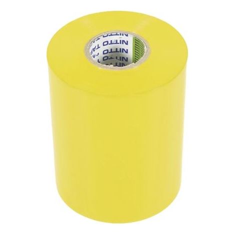 Nitto - Ruban Adhesif Isolant - Jaune - 100 Mm X 20 M