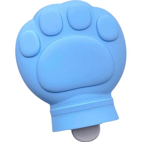Bouteille chauffante portable en silicone en forme de griffe de chat, avec un adorable design. Cadeau idéal pour les enfants. (1/3)