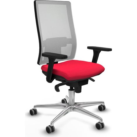 Piqueras y Crespo 3D086G0 Silla de oficina ergonómica rojo intenso