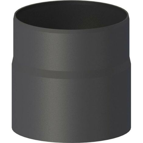 Tuyau de poêle droit 150 mm – Ø 120 mm – Tôle d'acier laquée Senotherm – Température max 600°C pour combustibles solides