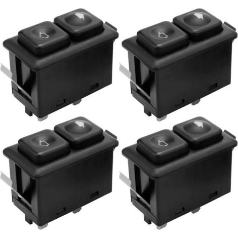 4 Pièces Lève-Vitre Électrique Commutateur Toit Ouvrant Illuminé pour E30 E24 E28 From 09/1986 61311381205 / 61 31 1 381 205