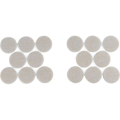 Möbelfilze 25 mm - Satz mit 16 Stück (1/2)