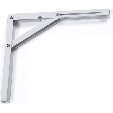 Klappkonsole 300 x 260 mm weiß Tragkraft 120 kg (pro Paar)
