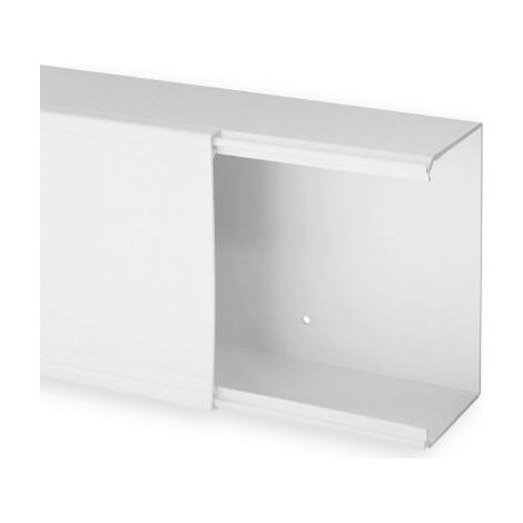Goulotte de distribution TA-E 150x80mm - Barre de 2m - 1 compartiment - Blanc (1/2)