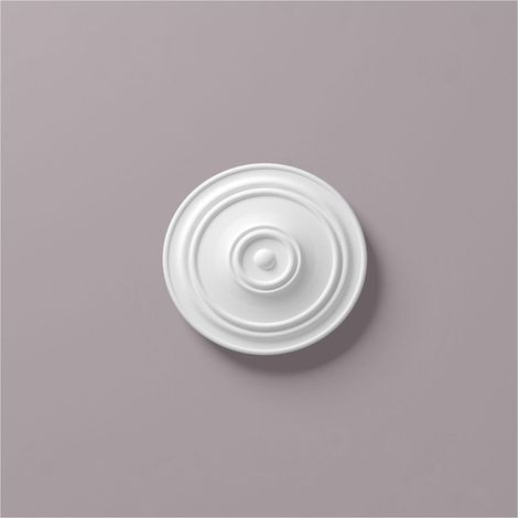 Rosetón NMC R15 ARSTYL Noel Marquet Elemento decorativo diseño atemporal clásico blanco diámetro 56 cm (1/5)