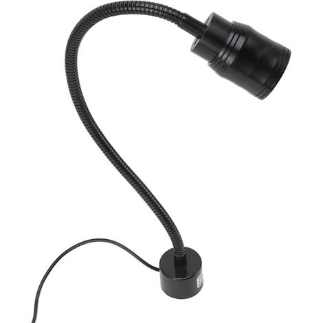 Lampe de travail LED à col de cygne 7 W avec base magnétique, prise américaine 110-220 V pour la lecture (1/5)