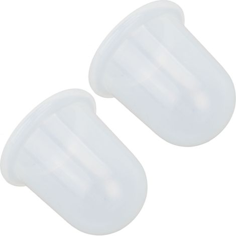 Set de ventouses transparentes en silicone pour massage corporel et facial - 2 pièces, relaxation musculaire, thérapie par ventouses (1/5)