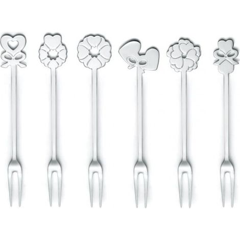 Set de 6 fourchettes à apéritif