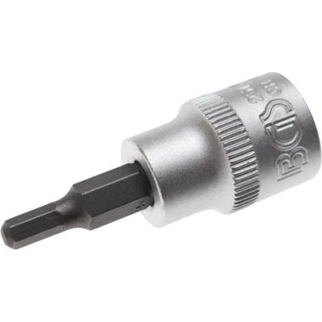 Douille À Embouts - 10 Mm - 3/8 Pouce - Six Pans Intérieurs 4 Mm - Acier Chrome-Vanadium - Longueur 48 Mm - 1 Pièce