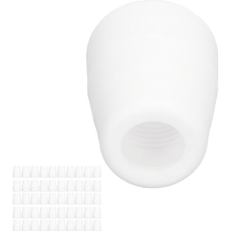 Ensemble de 50 coupelles de protection blanches pour découpeuse plasma : consommables robustes et performants pour torche de découpe plasma. (1/5)