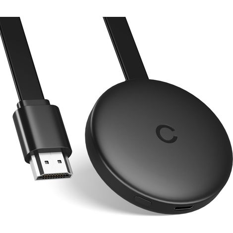Wireless HDMI Adapter,2.4/5 GHz Miracast Wireless HDMI Dongle,1080P WiFi Miracast Adapter Dongle Display Dongle für DLNA/Airplay,Kompatibel mit/Smartphone/Laptop/PC/Monitor/TV/iOS/iPad (1/5)