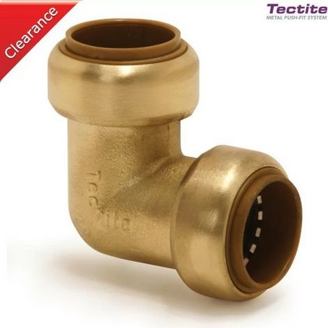 Tectite 45510 - Racor Codo Latón T12/T090 10mm (10uds)