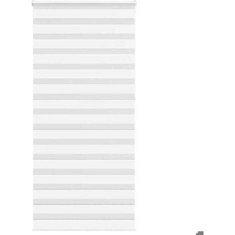 4014806 Store zèbre blanc 95x230 cm largeur du tissu 90,9 cm polyester (1/5)