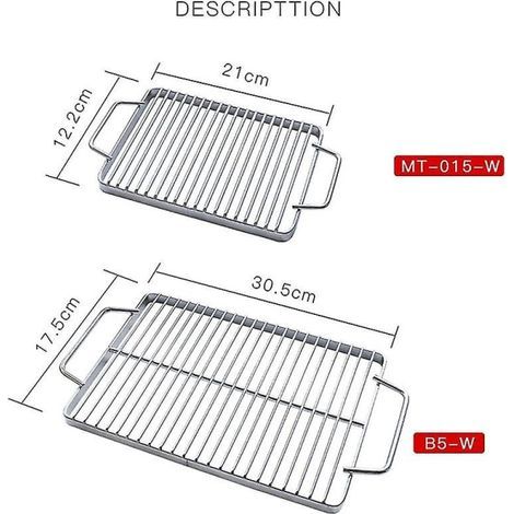 Grille de barbecue en acier inoxydable, p (1/3)