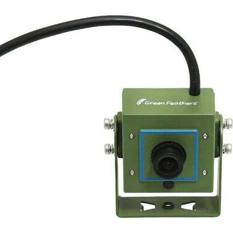 Wired Bird Box Camera with Night Vision (Spare camera only) Green, 8 Volt PSU 2.1mm Jack