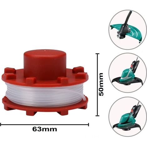 Bobine Fil pour Einhell GE-CT 36/30 Li E SOLO AGILLO 36/255 BL AGILLO 18/200 3405096 Pièces de Rechange Coupe Bordure (4 pièces) (1/4)