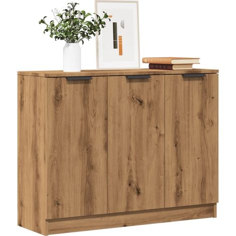 vidaXL Sideboard Artisan-Eiche 90,5x30x70 cm Holzwerkstoff