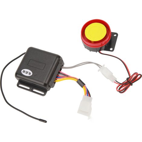 Alarme moto 12V 2 voies 125dB ultra puissant, haute sensibilité, étanche, télécommande antivol (1/5)