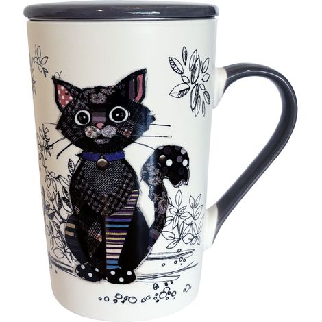 Tisanière chat noir Kook avec infuseur  435 ml (1/3)