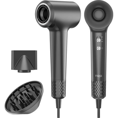 Seche Cheveux Professionnel, 200 Millions ionique Négatifs, Moteur Haute Vitesse 110000 TR/Min, 57dB Faible Bruit Sèche Cheveux Pour Maison et Voyages (1/5)