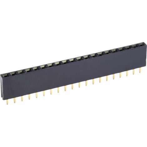 Connfly DS1023-110SF11 Embase femelle Barrette femelle droite noir 1 pc(s) Tube
