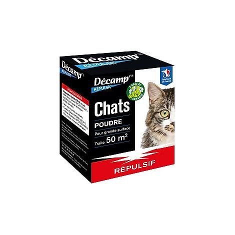 Répulsif chat poudre 200 g – Géraniol 0,3% et acide décanolique 0,3% – Repousse efficacement les chats – Pour espaces extérieurs – Fabre Graines