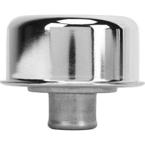 Couvercle de Soupape, Bouchon de Reniflard D'huile Bouchon de Remplissage D'huile Rond de Style Poussoir pour SBC BBC SBF 327 350 302 454 502 1-1/4in (1/5)