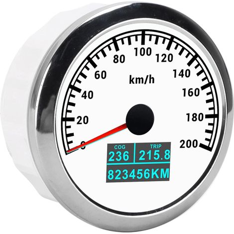 Compteur de Vitesse GPS, Compteur de Vitesse POUR la Voiture POUR Motocyclette de de ABS ABS INACILLE INSTALLATION FACILLE POUR CHARGE CUR TRUCH 9‑32V DC (1/5)