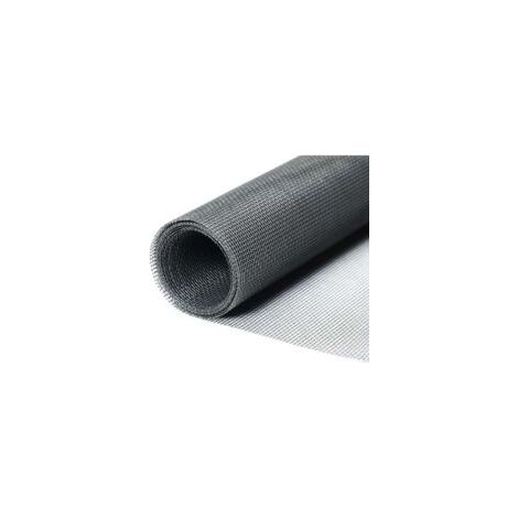 Moustiquaire Fenêtre 250cm x120cm,Moustiquaire,Rouleau Moustiquaire,Découpable Aux Dimensions Souhaitées Anti-Insectes Pour Porte Fenêtre Baie Vitrée-Gris-Crezuo (1/4)
