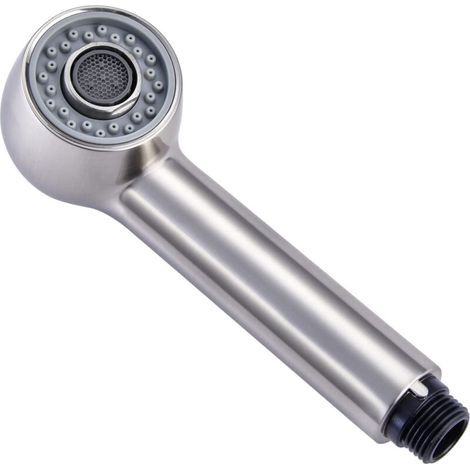 Kitchen Faucet Shower Head 2 Jets Shower Head Mixer Kitchen Sink Replacement For Sink Faucet or Shower Head Univers,Brushed/