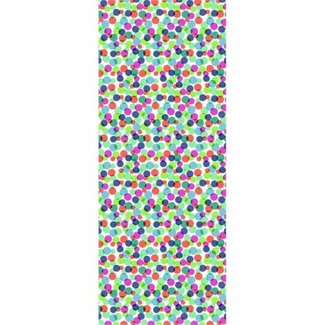 Panneau mural douche en alu-composite VIPANEL - Motif Décor Cercles Colorés - Finition Velvet - 100x255cm (1/5)