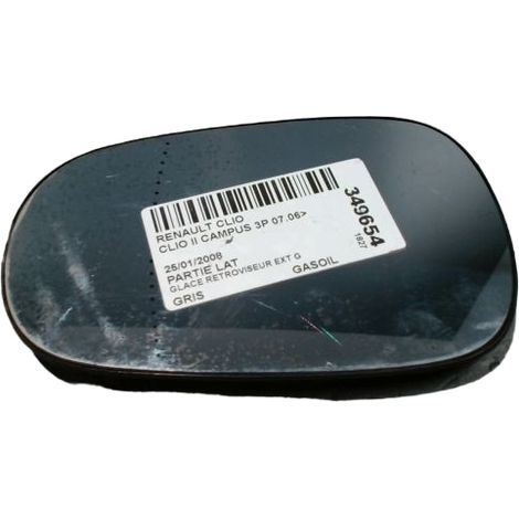 [PRODUIT D'OCCASION] Glace Retroviseur Exterieur G RENAULT Clio II Campus 06- ♻️ Ref Oe. 7701040426 - Garantie à vie (1/2)