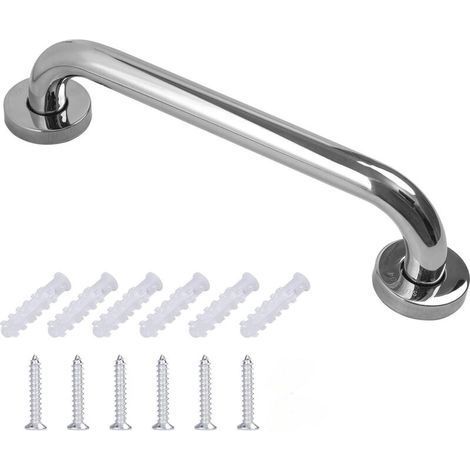 Rampes en acier inoxydable salle de bain baignoire poignée toilette toilette pour personnes âgées 50 cm (1/3)